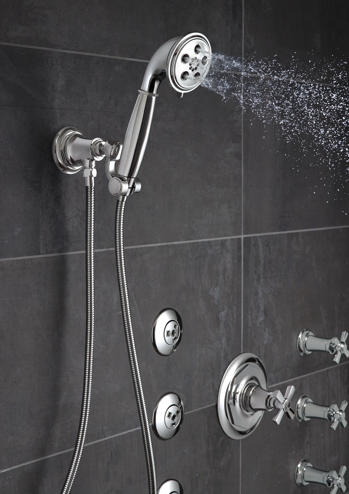 chrome volume control trim