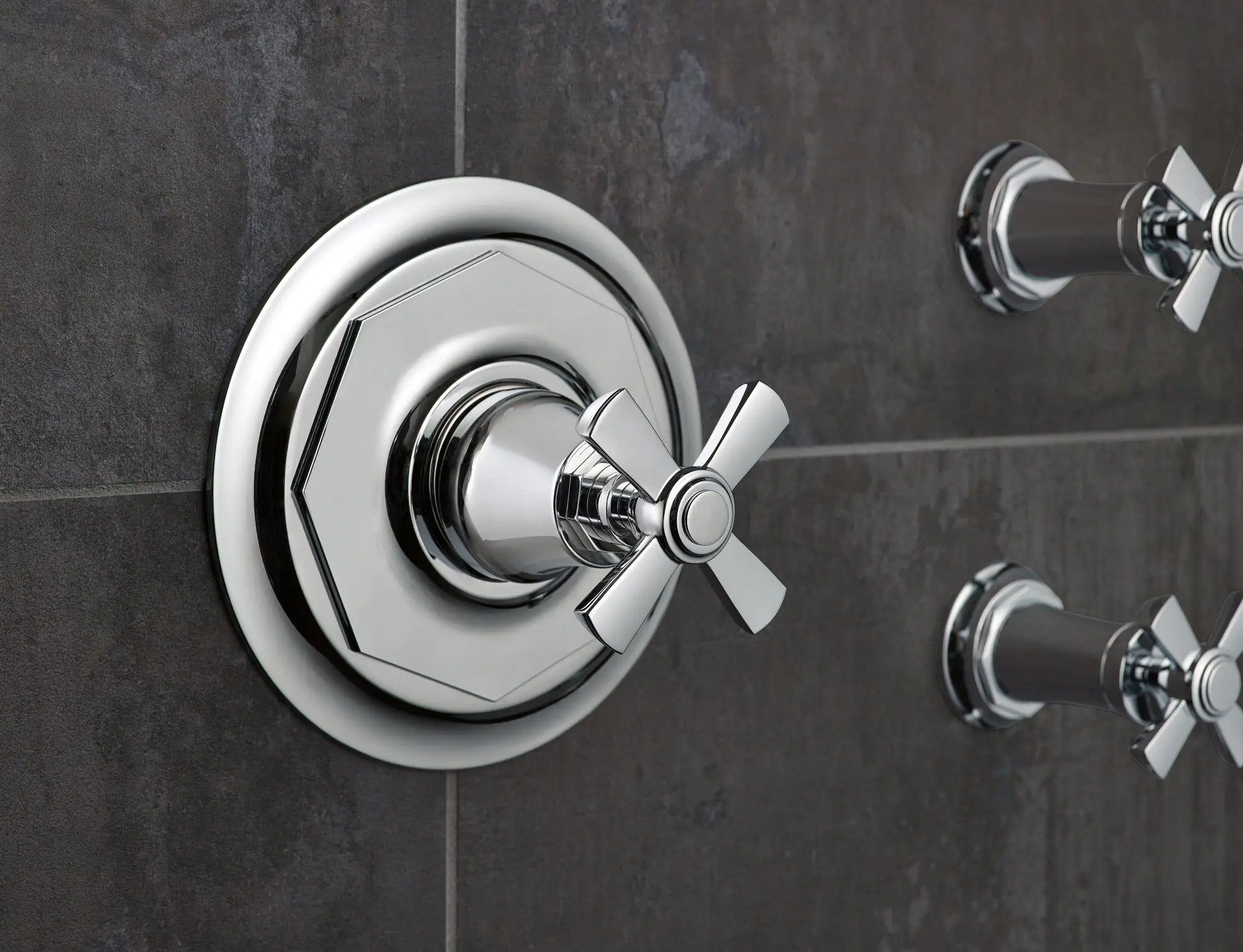 chrome volume control trim