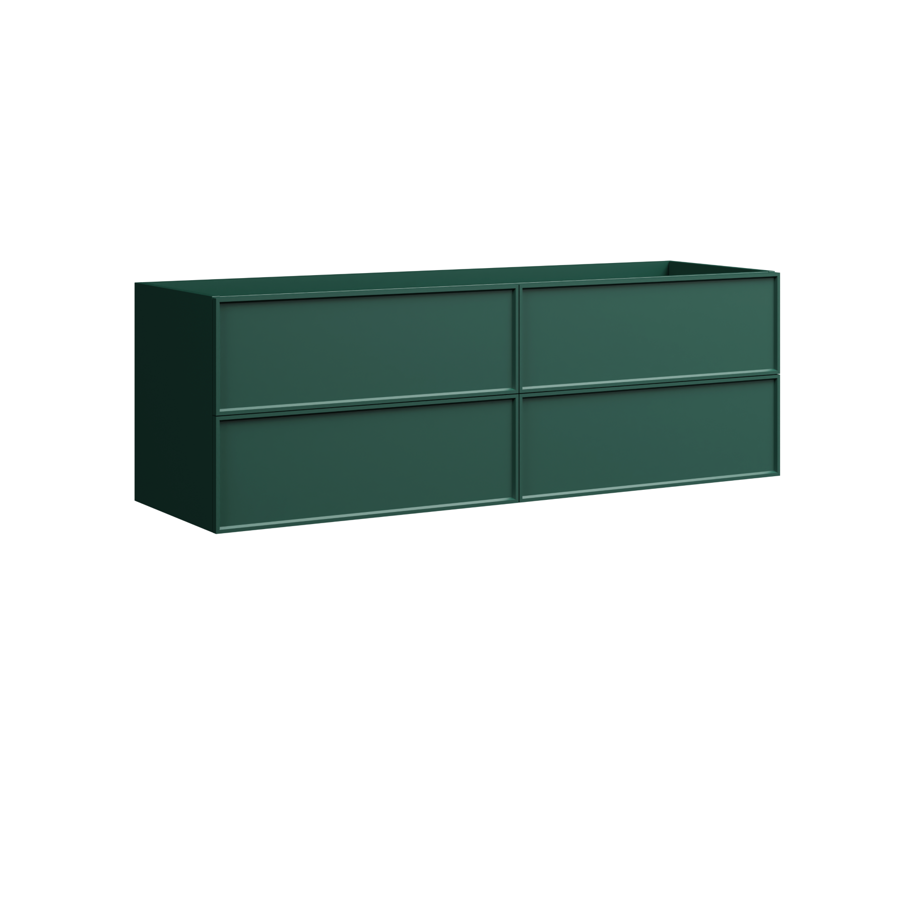 Timberline Roxbury 60" x 18" x 20" Wall Mounted Double Vanity by Timberline