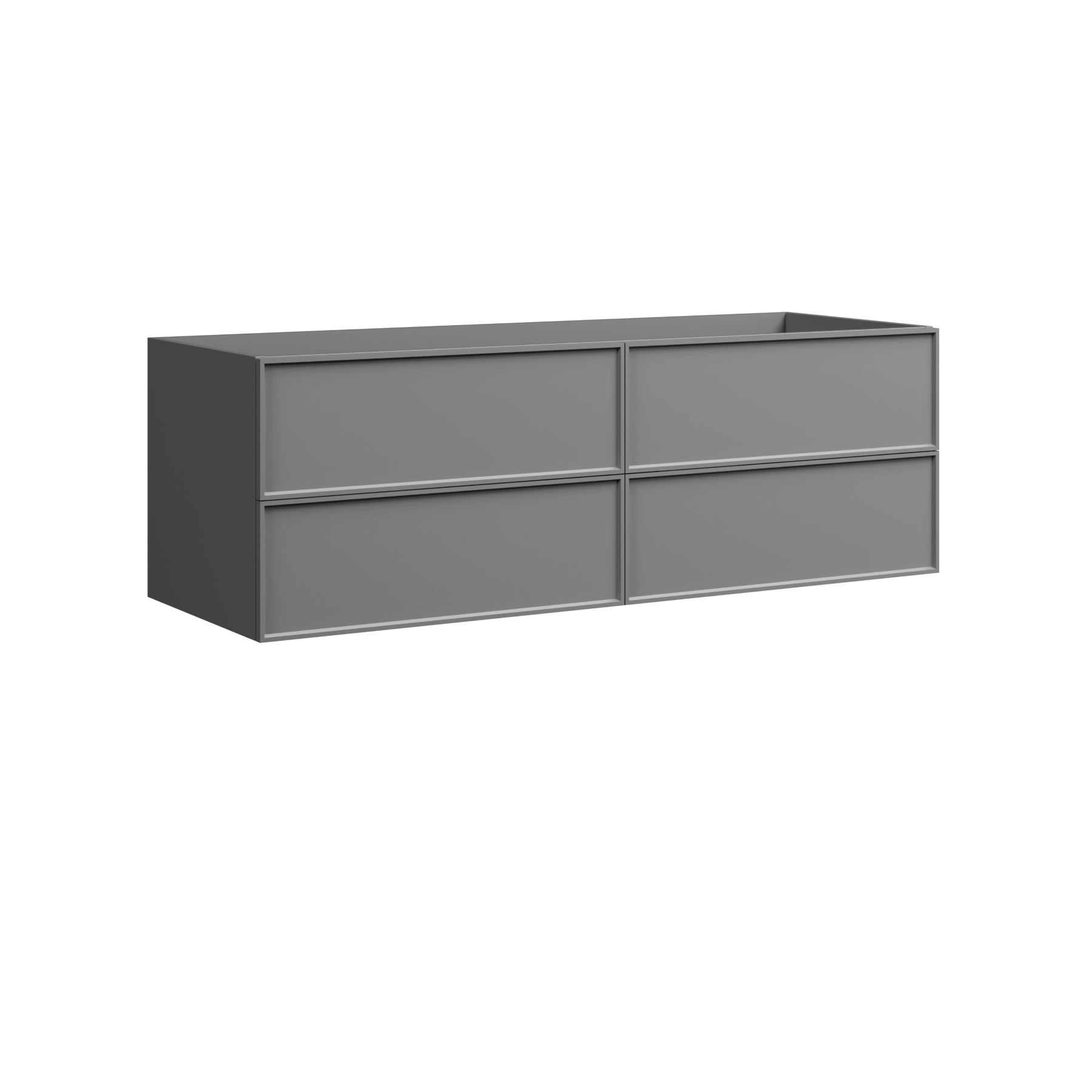 Timberline Roxbury 60" x 21" x 20" Wall Mounted Double Vanity by Timberline