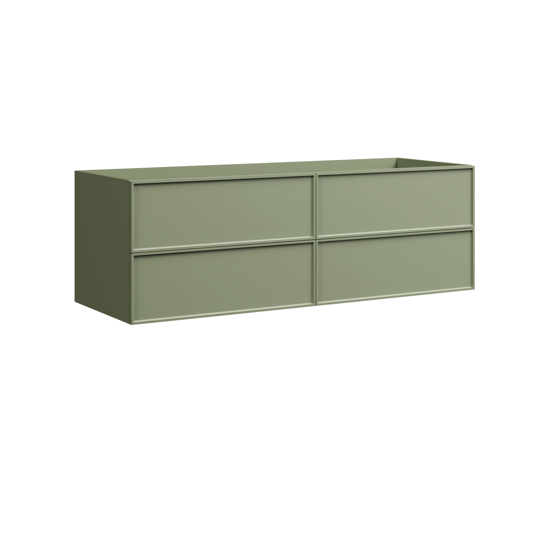 Timberline Roxbury 60" x 21" x 20" Wall Mounted Double Vanity