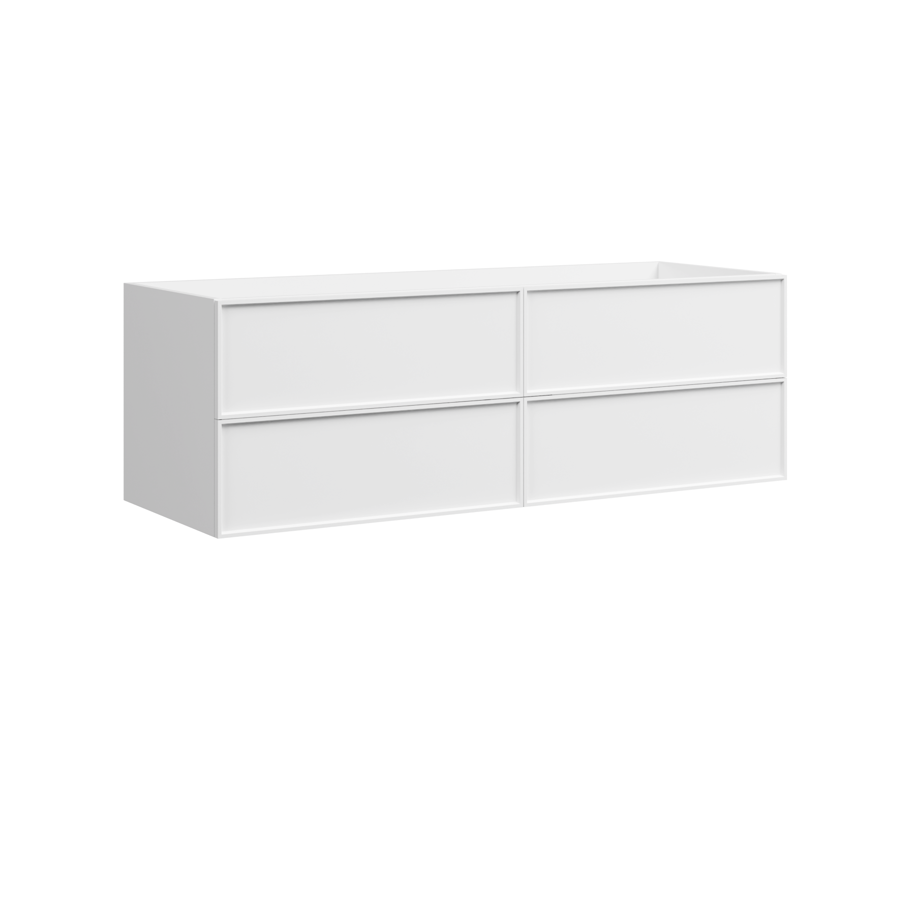 Timberline Roxbury 60" x 21" x 20" Wall Mounted Double Vanity by Timberline