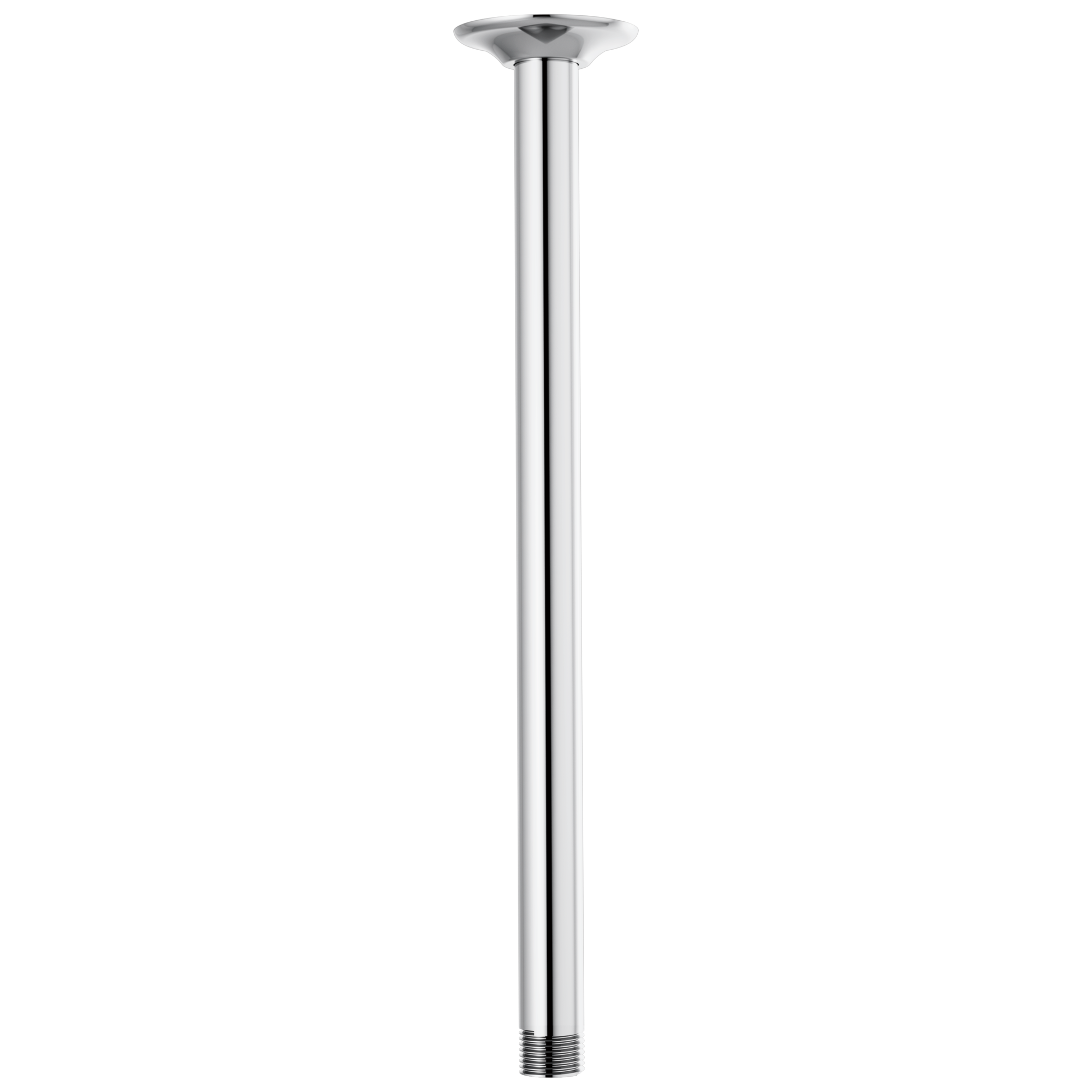 chrome shower arm and flange