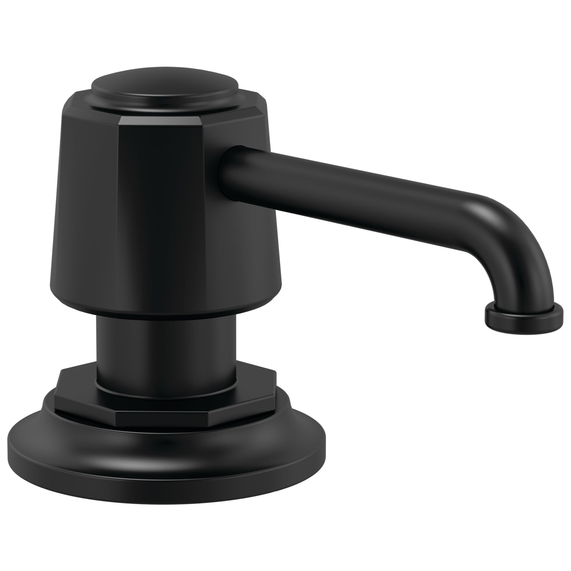matte black soap/lotion dispenser