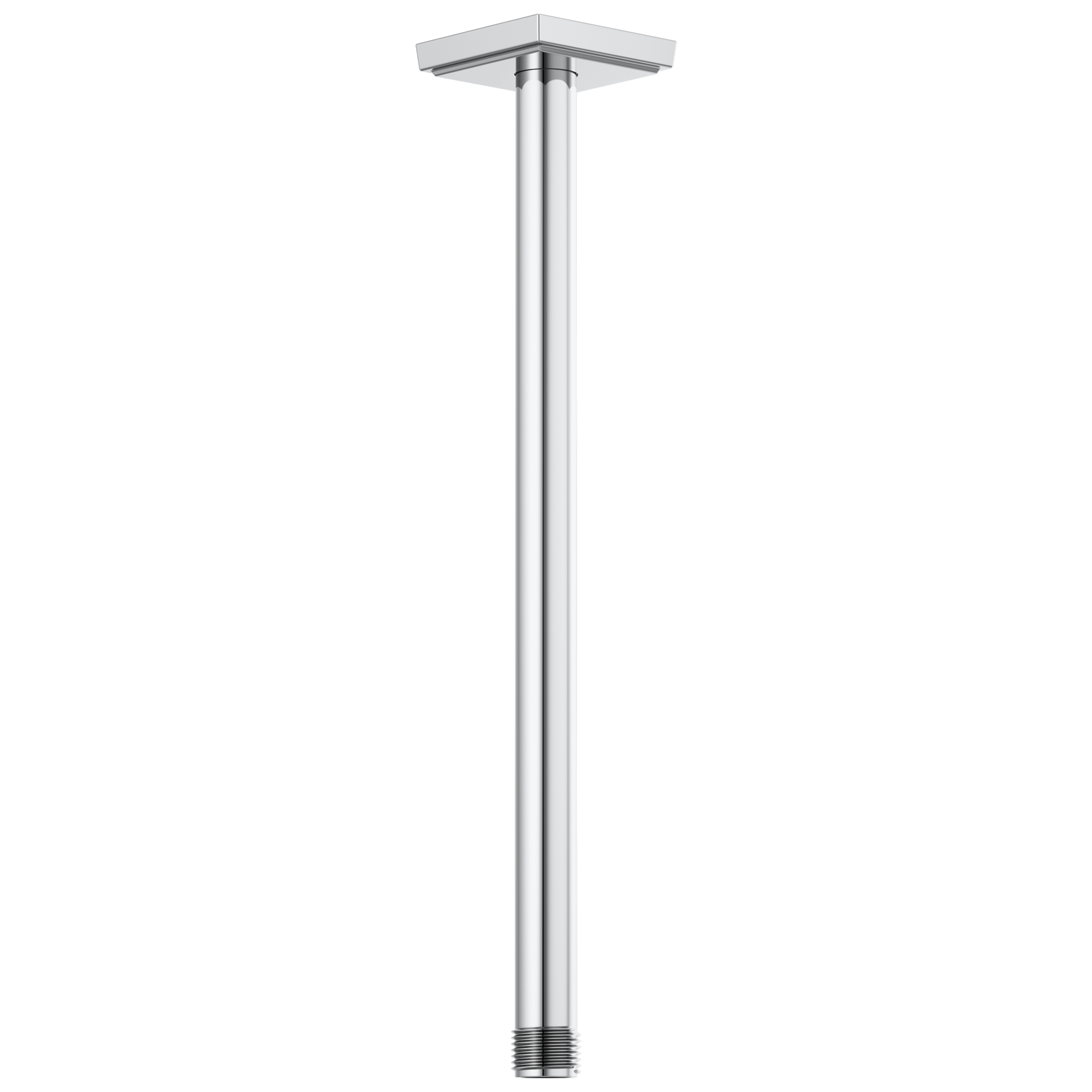chrome shower arm and flange