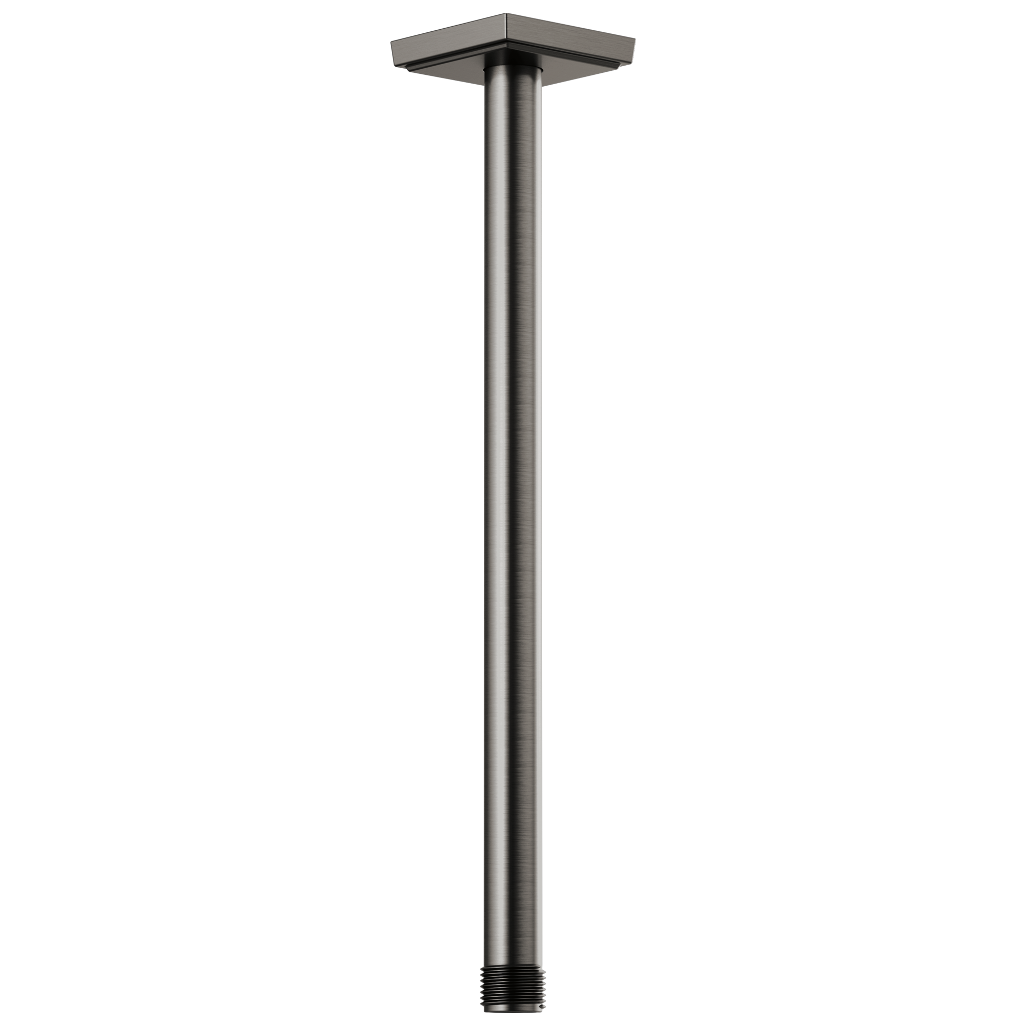 luxe steel shower arm and flange
