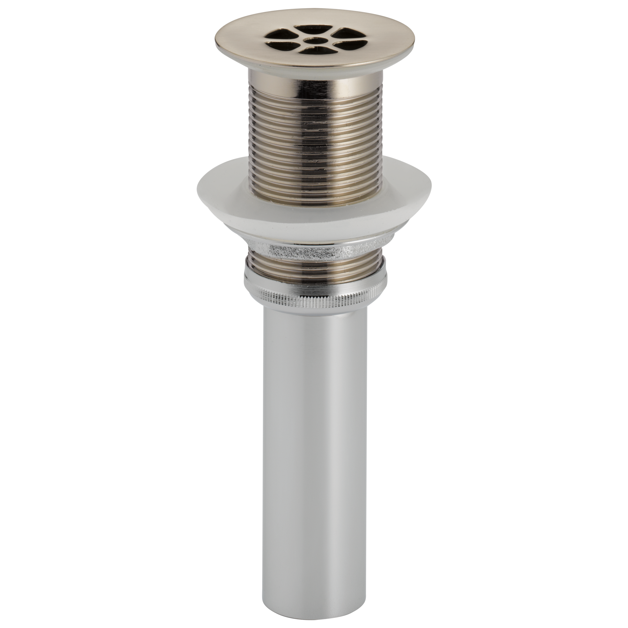 luxe nickel grid strainer