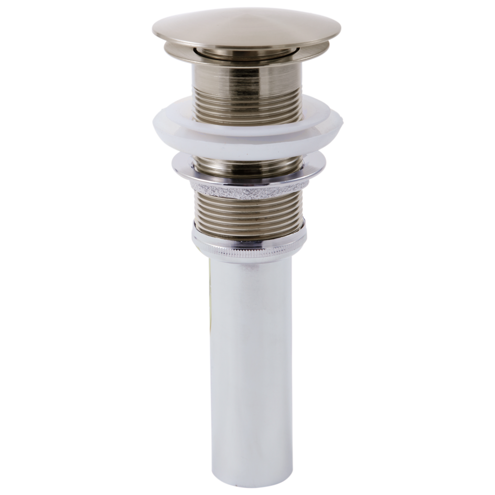 brushed nickel push button