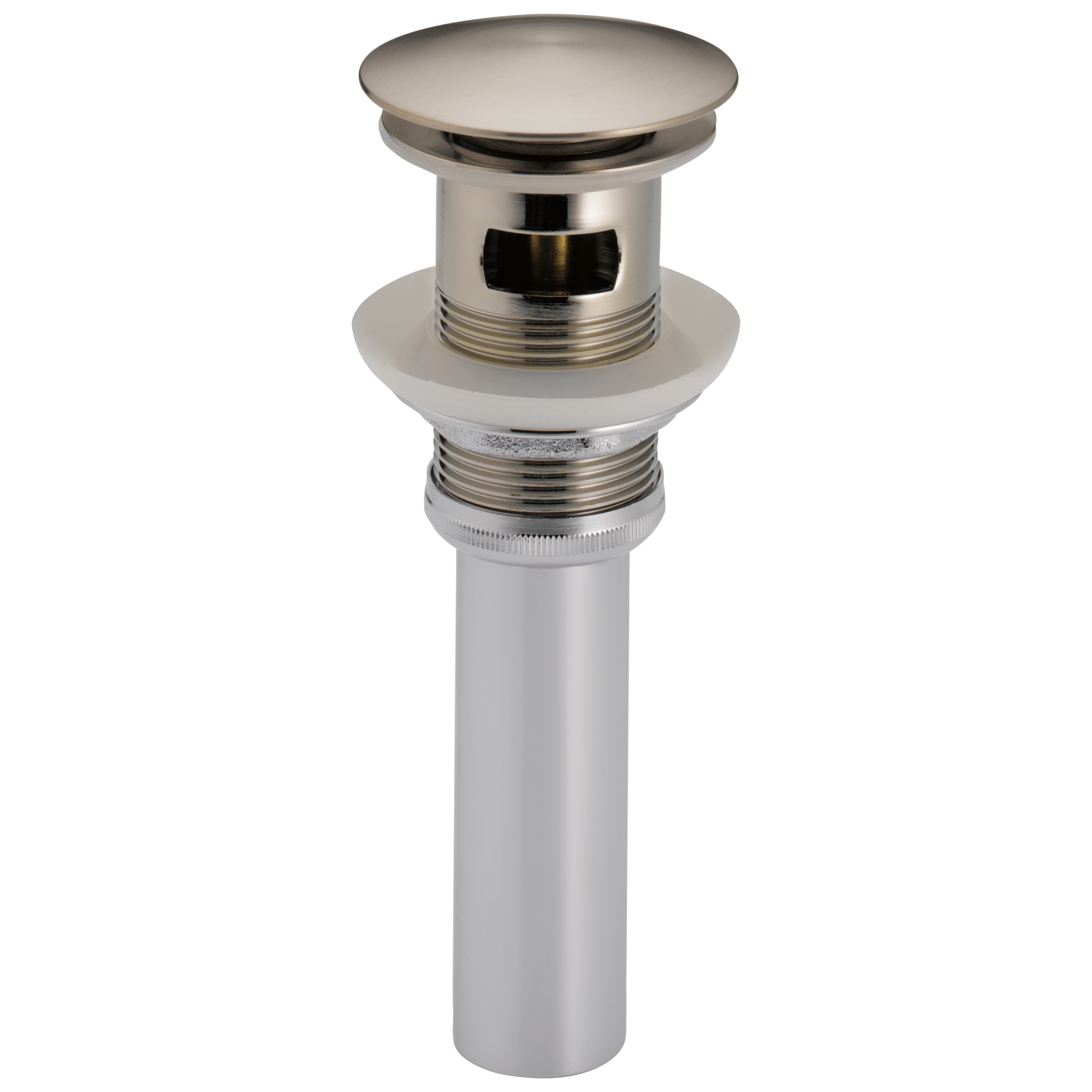 luxe nickel push button