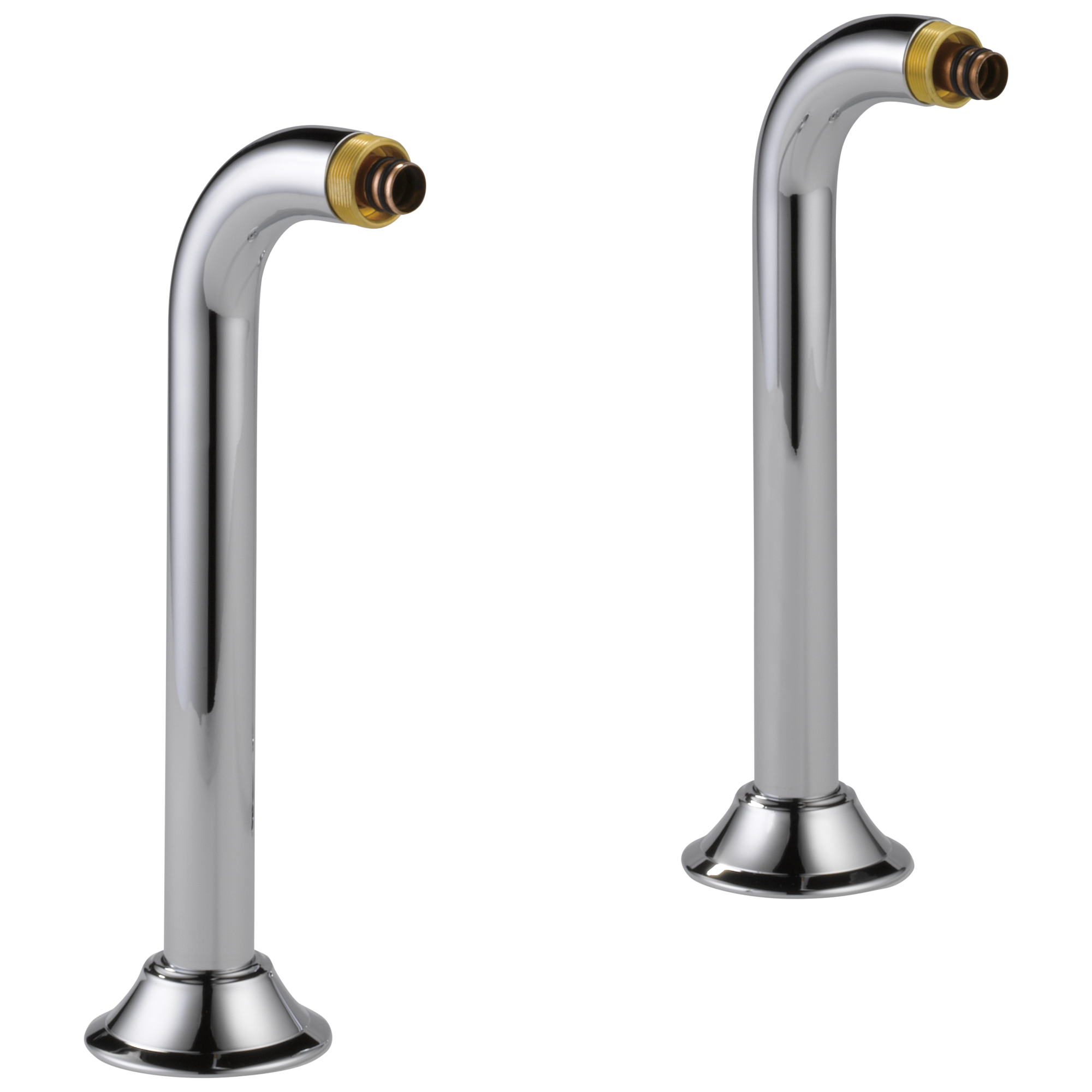 chrome tub filler risers