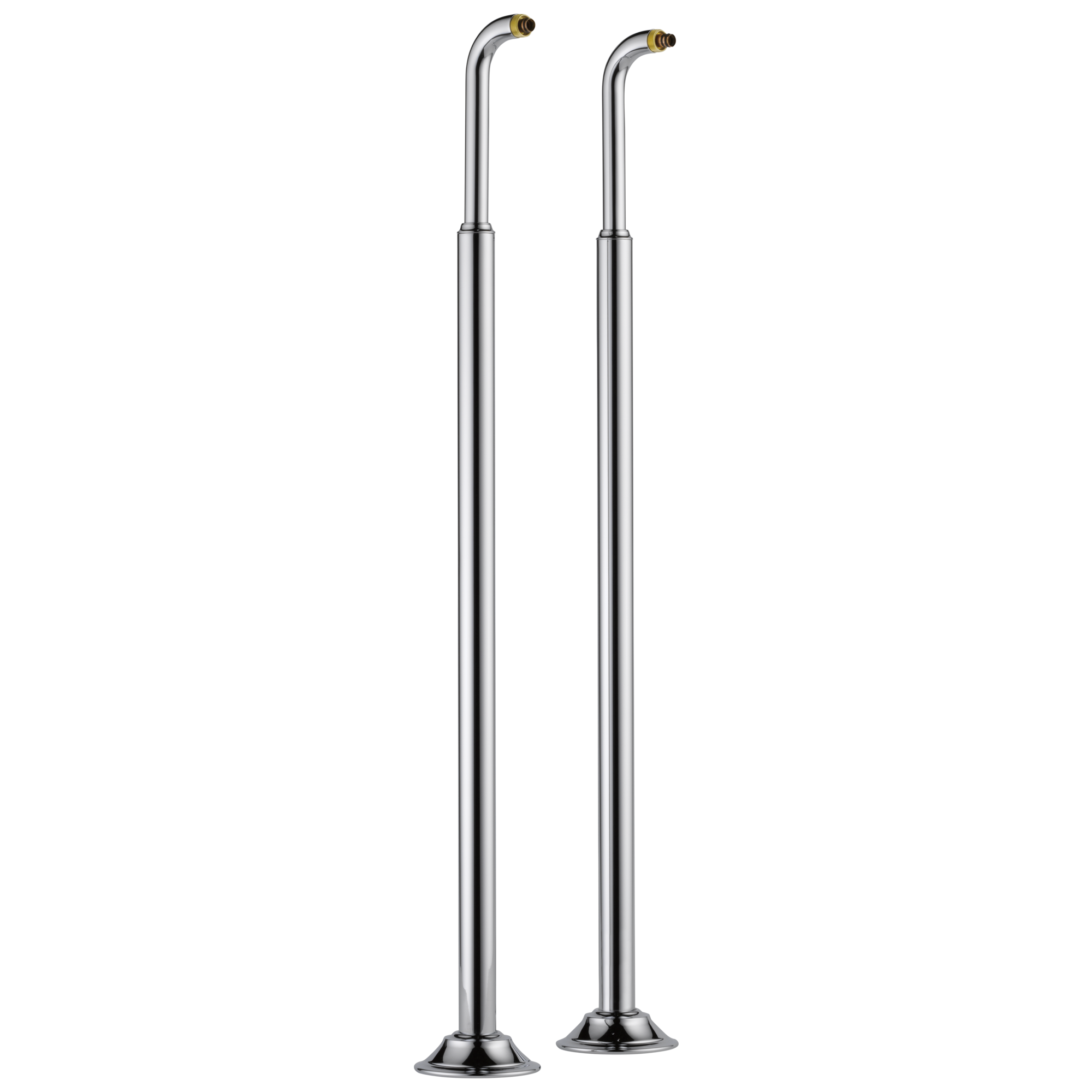 chrome tub filler risers
