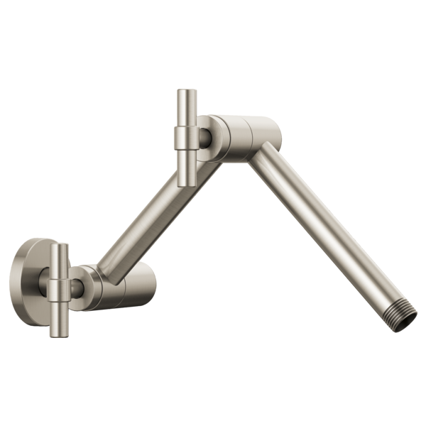 Brizo Essential Shower Series Linear Round Jointed Wall Mount Shower Arm And Flange by Brizo