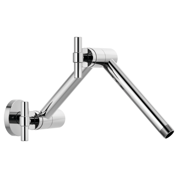 Brizo Essential Shower Series Linear Round Jointed Wall Mount Shower Arm And Flange by Brizo