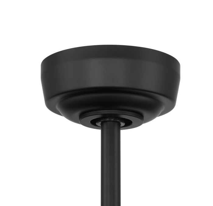 flat black ceiling fans