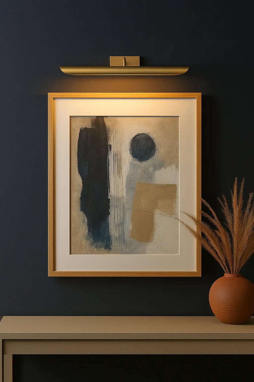 aged brass wall sconce