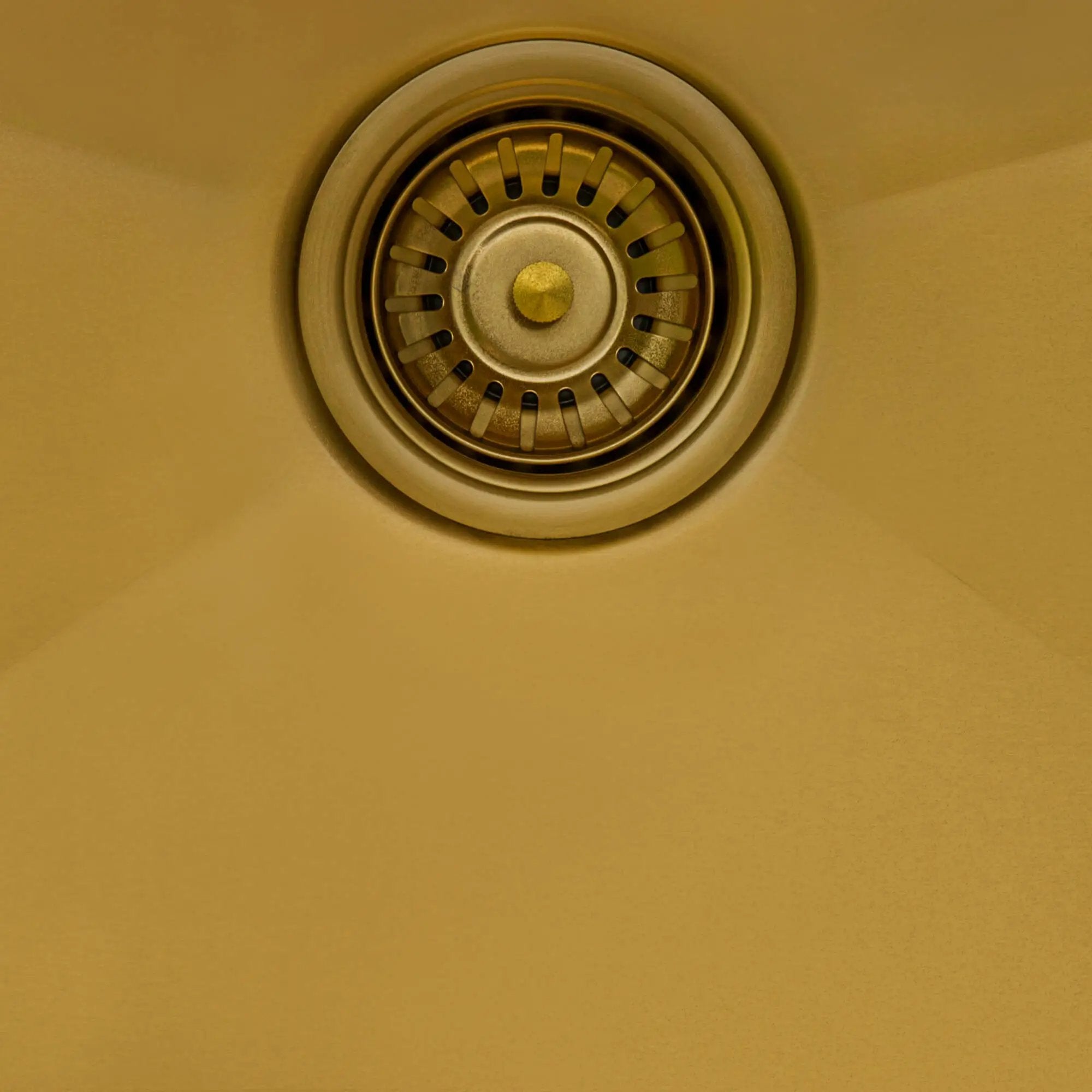 matte gold kitchen sink