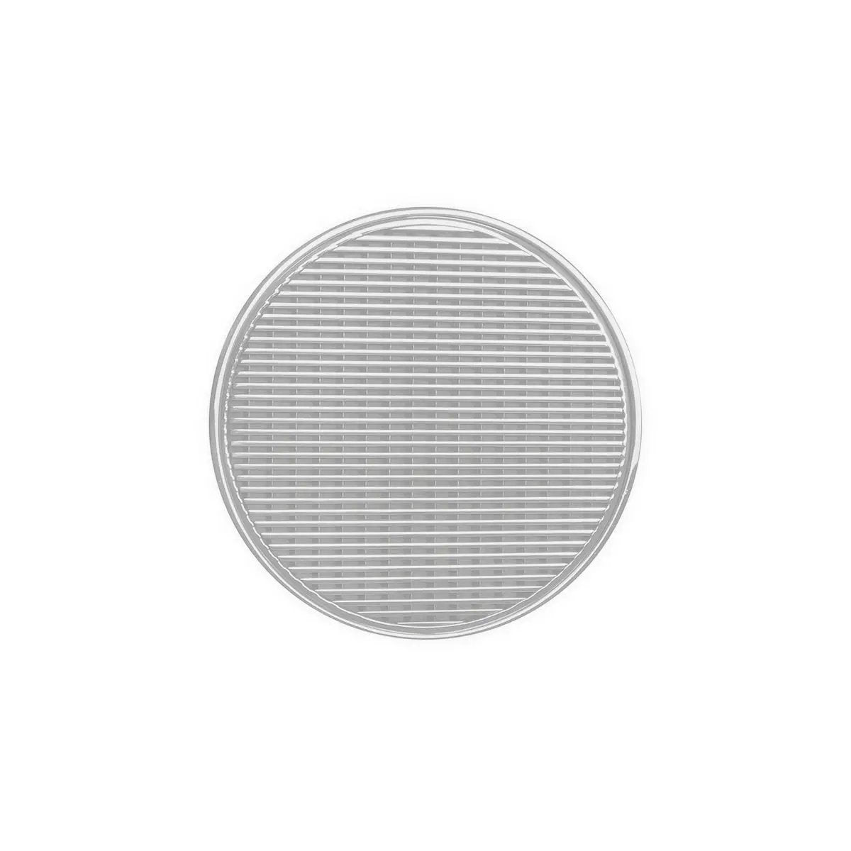 Infinity Drain 5" Round RWDB 5 Complete Kit with Wedge Wire Pattern Decorative Plate with Stainless Steel Bonded Flange Drain Body, 2" No Hub Outlet by Infinity Drain