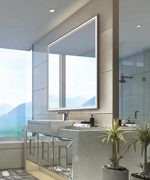 lighted mirror