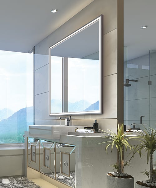 Electric Mirror Radiance Frame Lighted Mirror