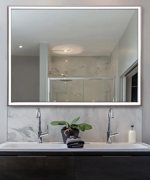 lighted mirror