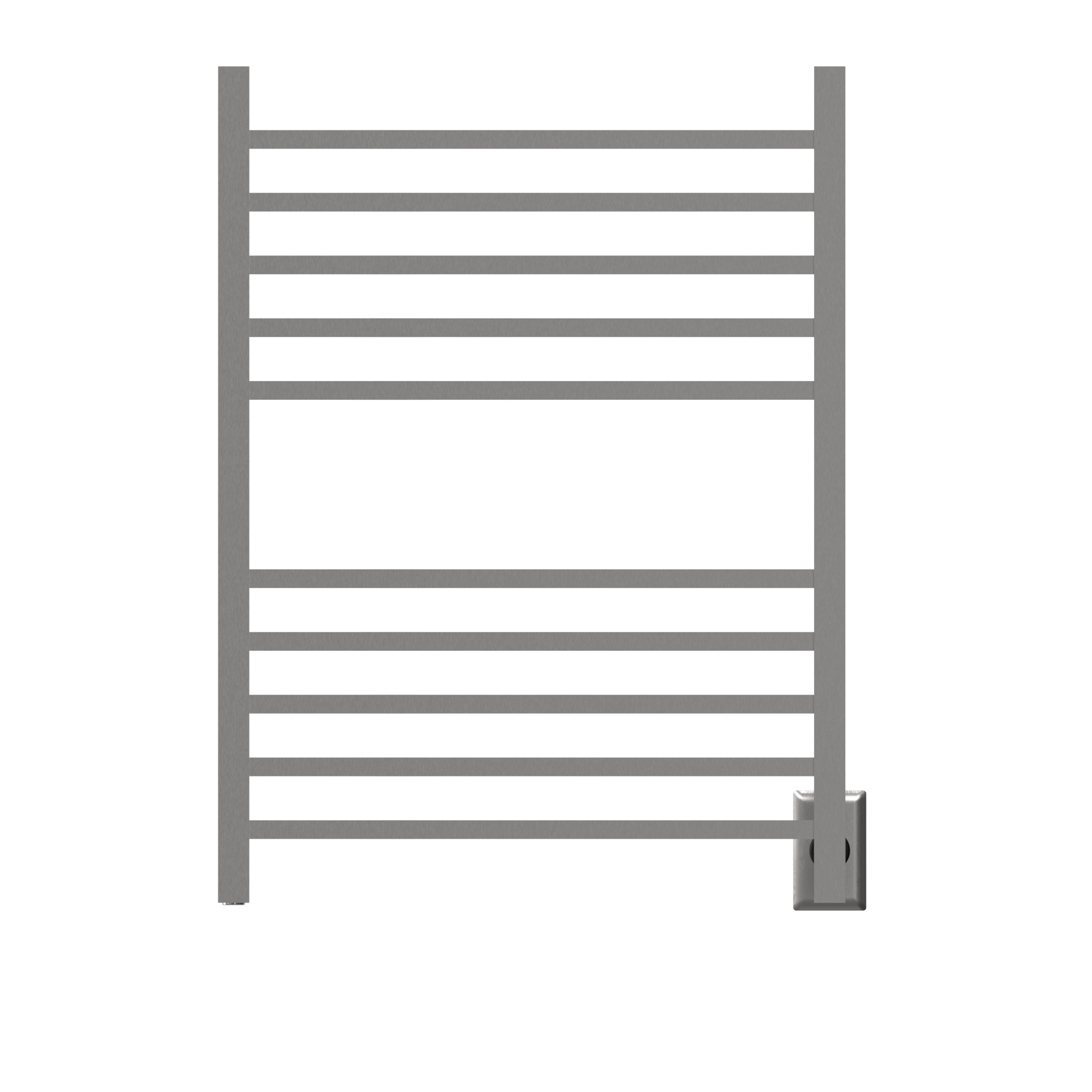 Amba Radiant Square Hardwired + Plug-in Combo 10 Bar Towel Warmer