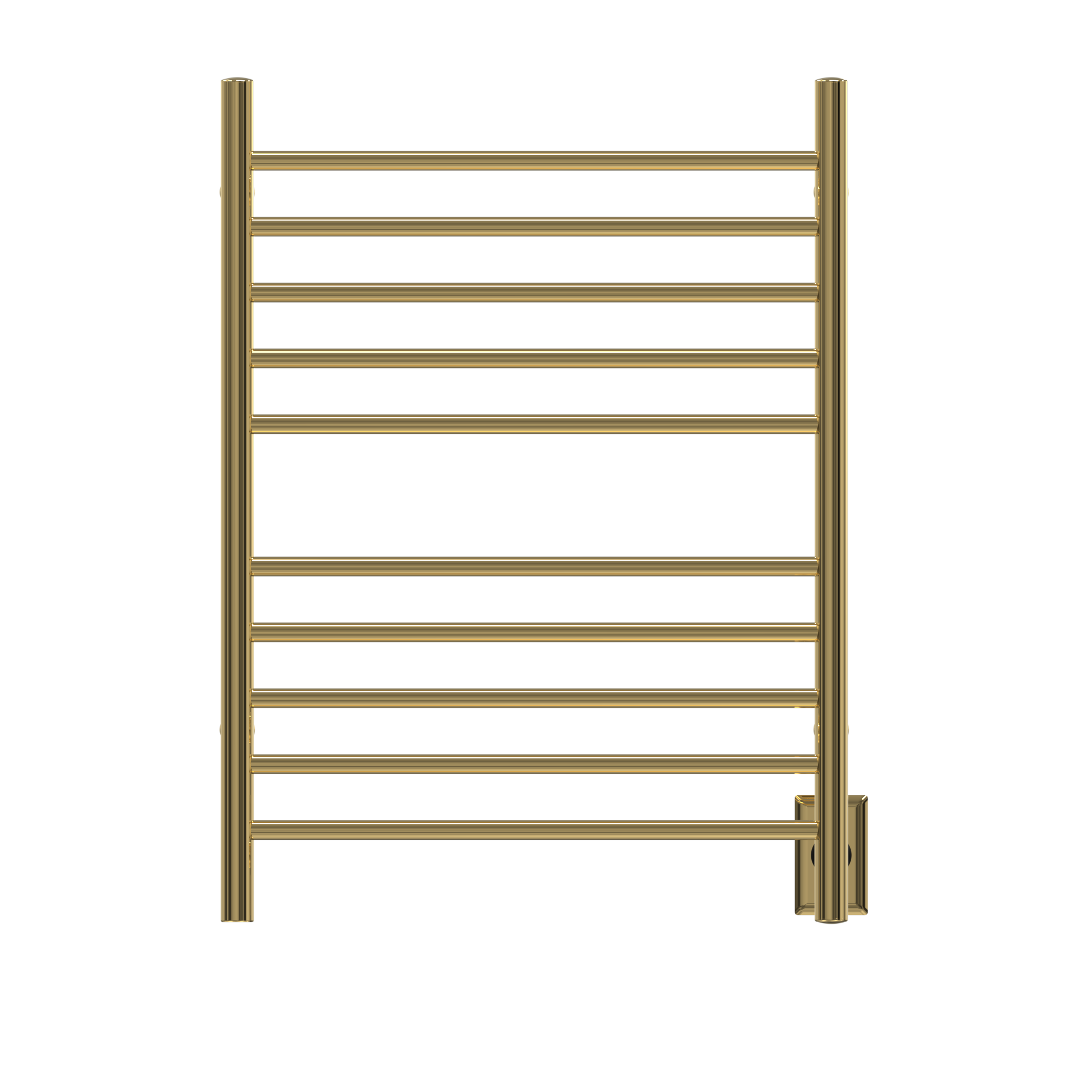 Amba Radiant Hardwired + Plug-in Combo Straight 10 Bar Towel Warmer