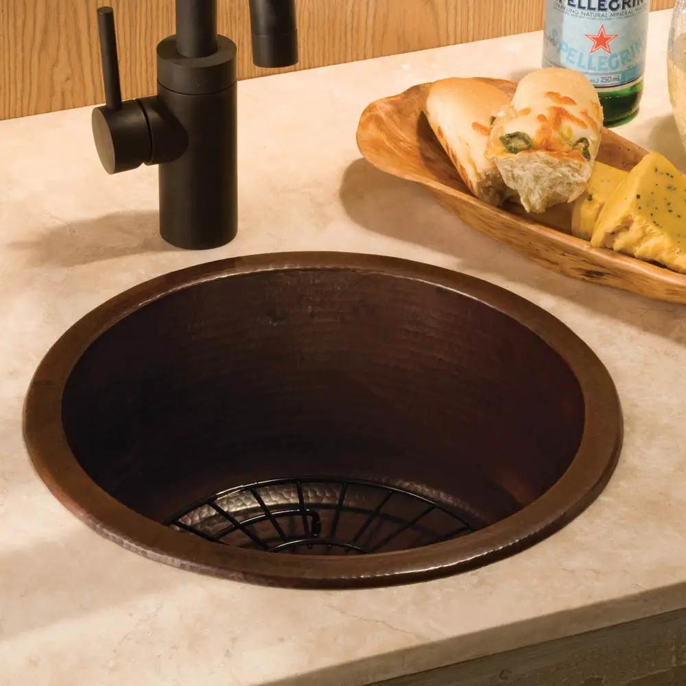 antique copper kitchen sink