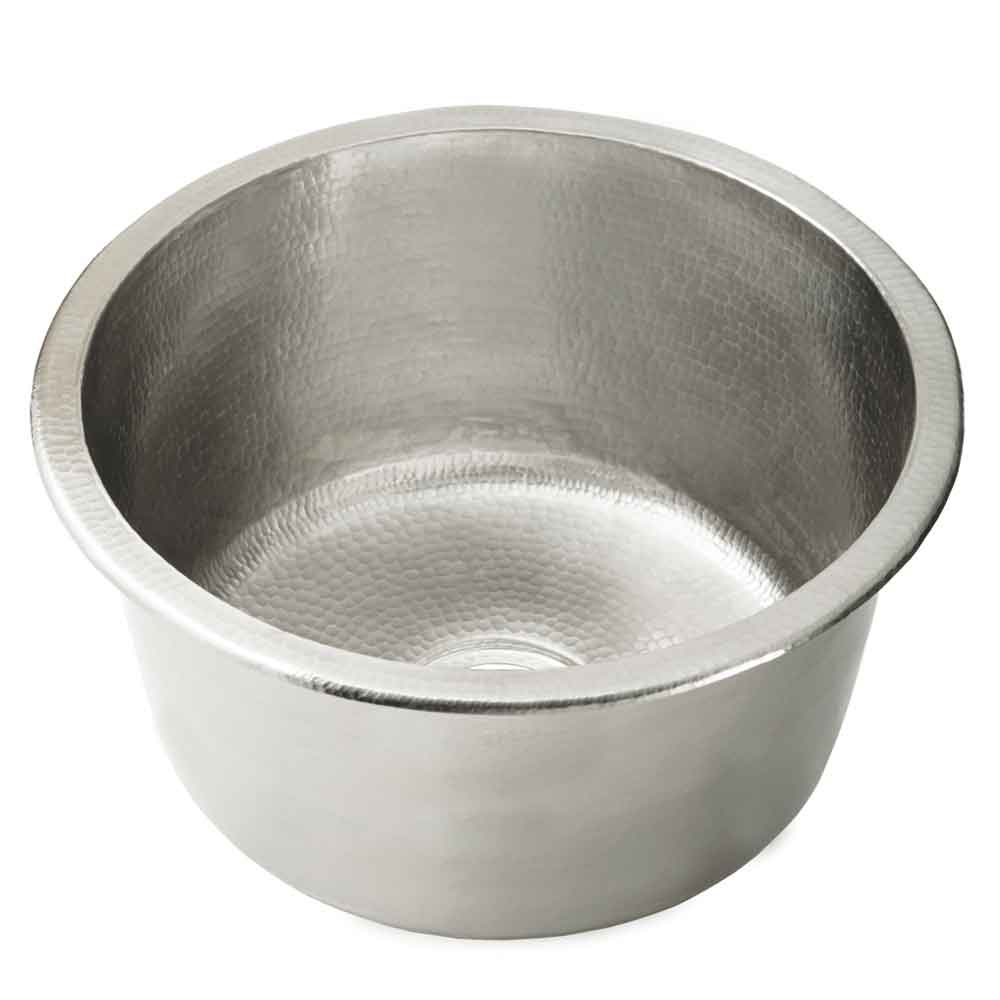 Native Trails Redondo Chico 15" Hand Hammered Copper Bar Kitchen Sink