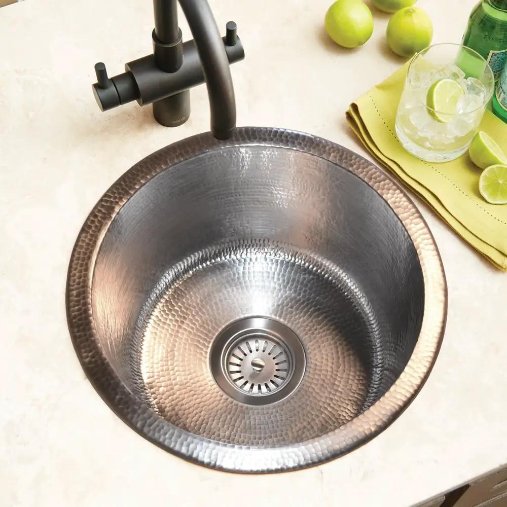 brushed nickel kitchen sink