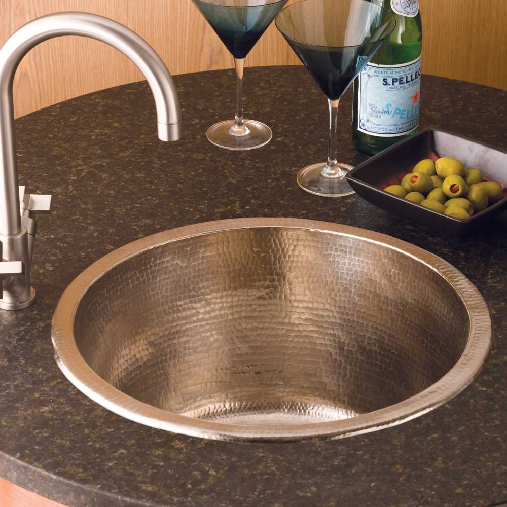 brushed nickel kitchen sink