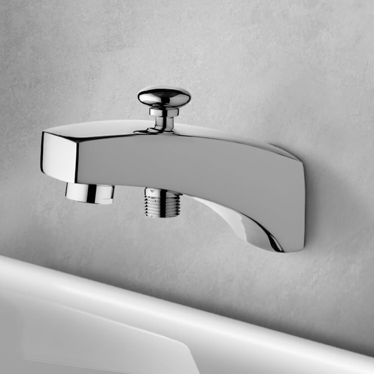 chrome tub spout