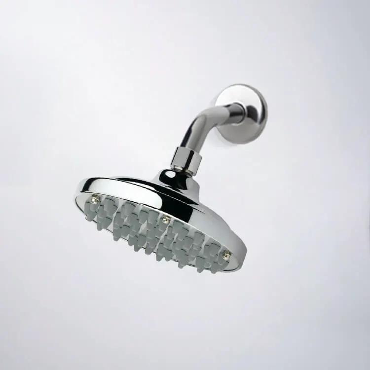 chrome shower head