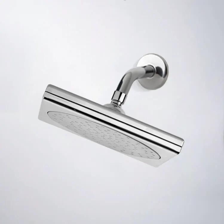 chrome shower head