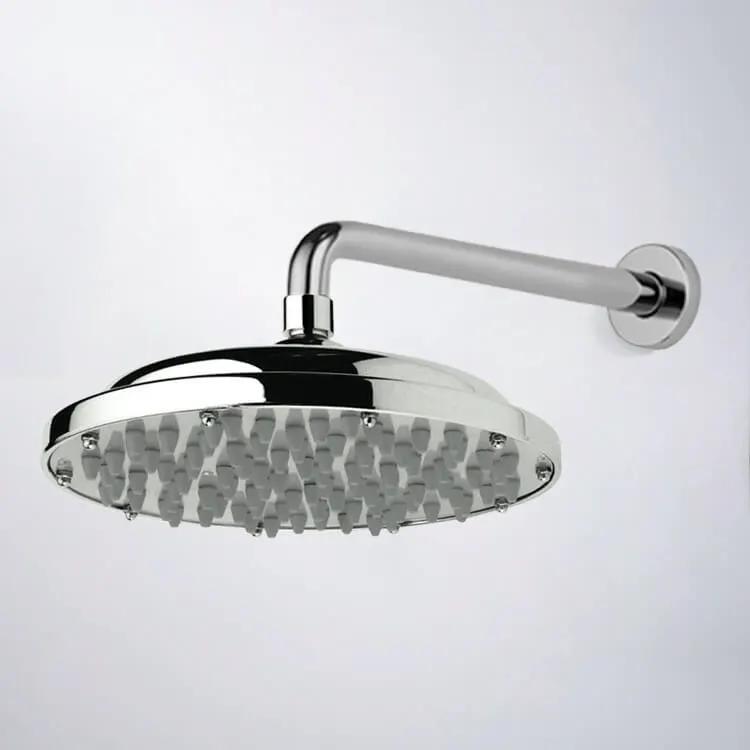 chrome shower head