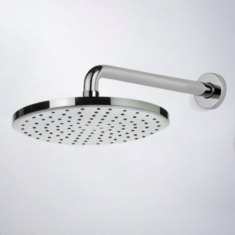 chrome shower head