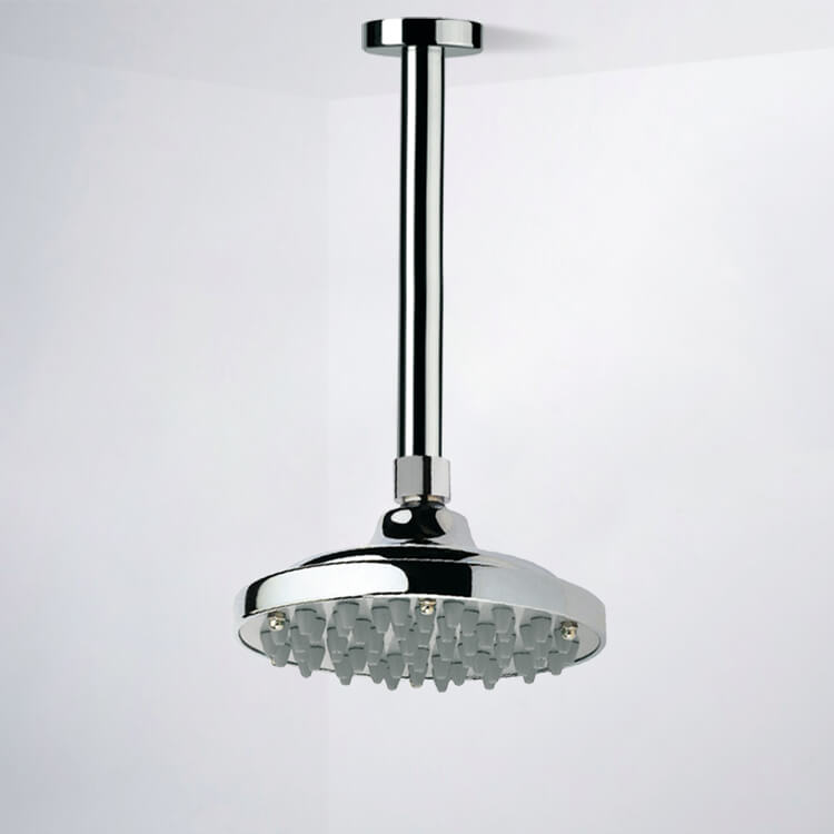 chrome shower head