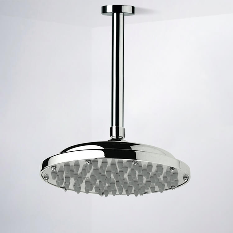 chrome shower head