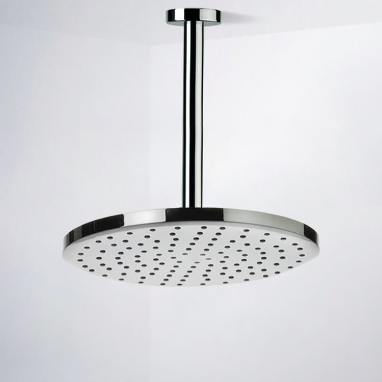 chrome shower head