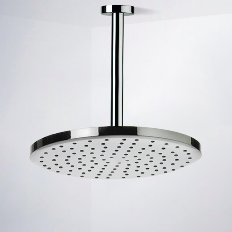 chrome shower head
