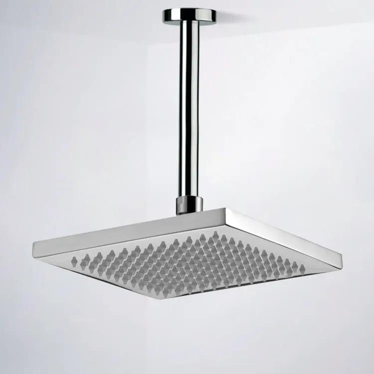 chrome shower head