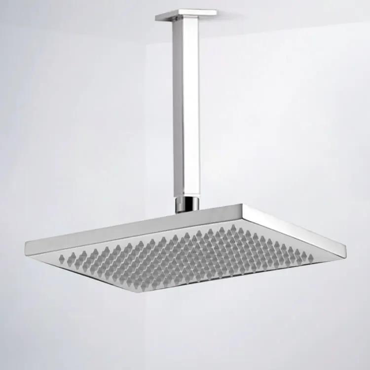 chrome shower head