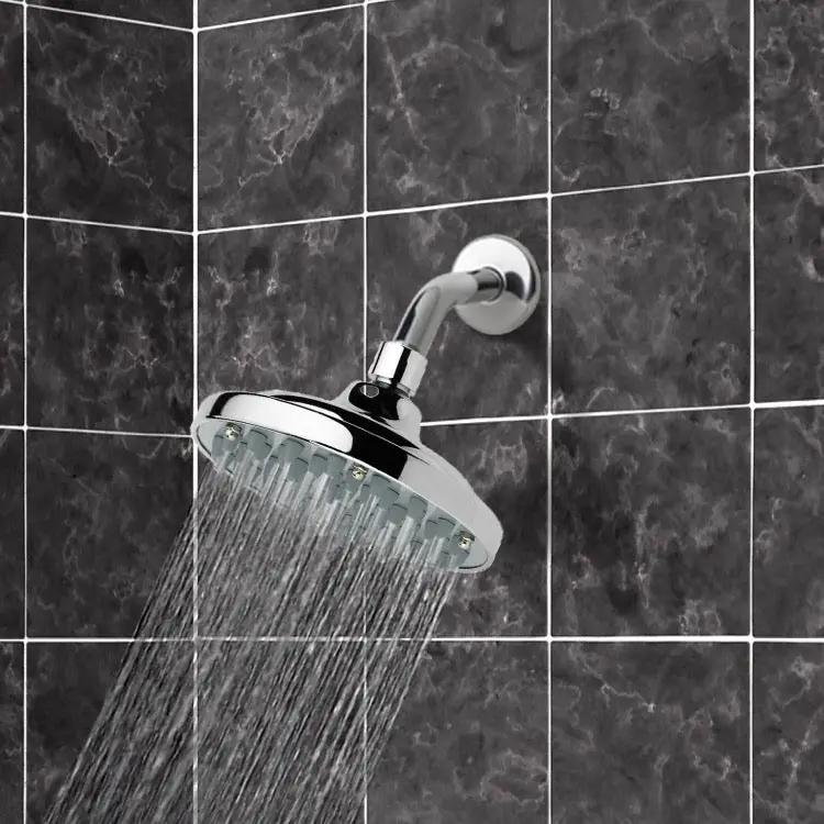 chrome shower head