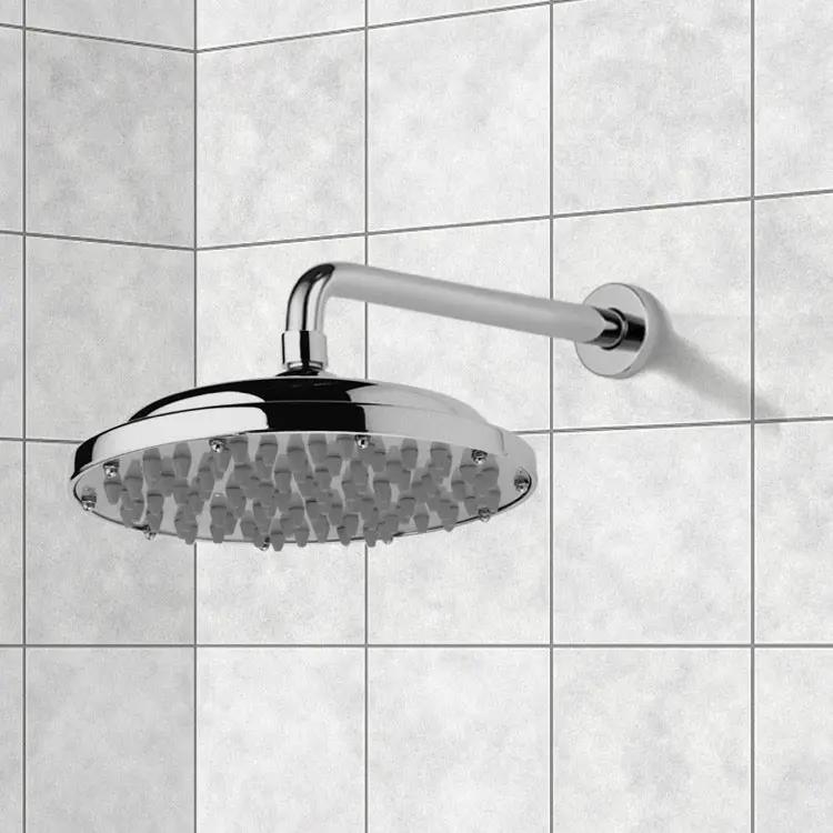 chrome shower head