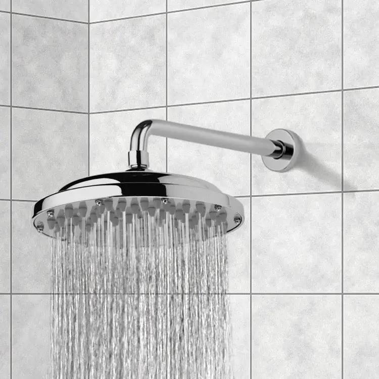 chrome shower head