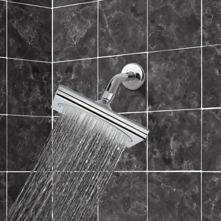 chrome shower head