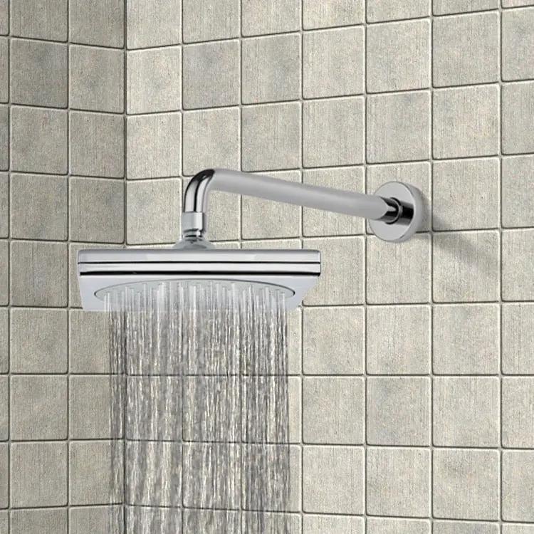 chrome shower head
