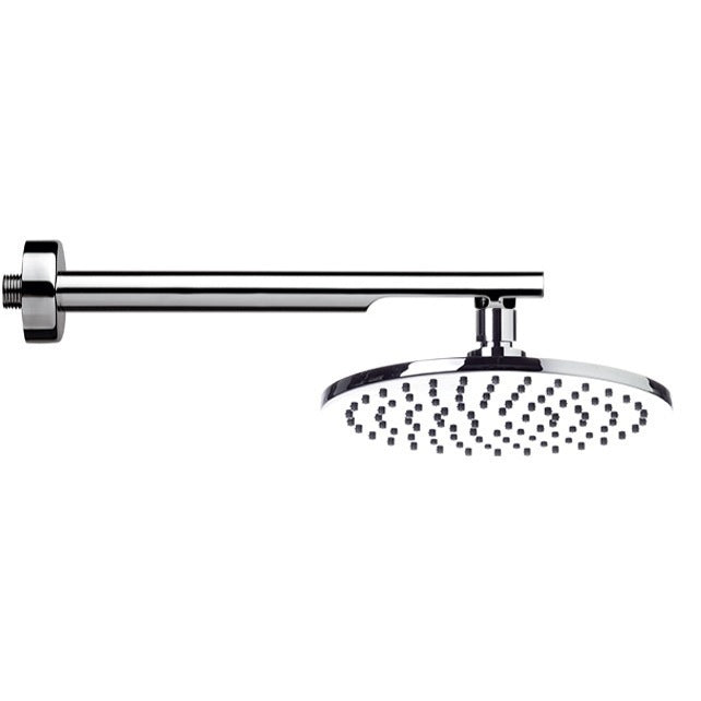 chrome shower head