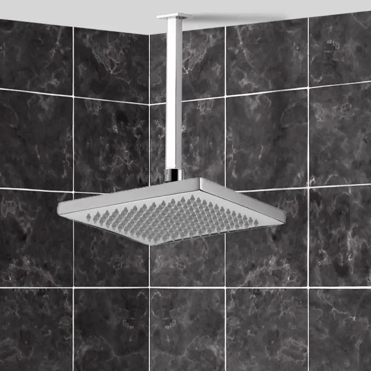 chrome shower head
