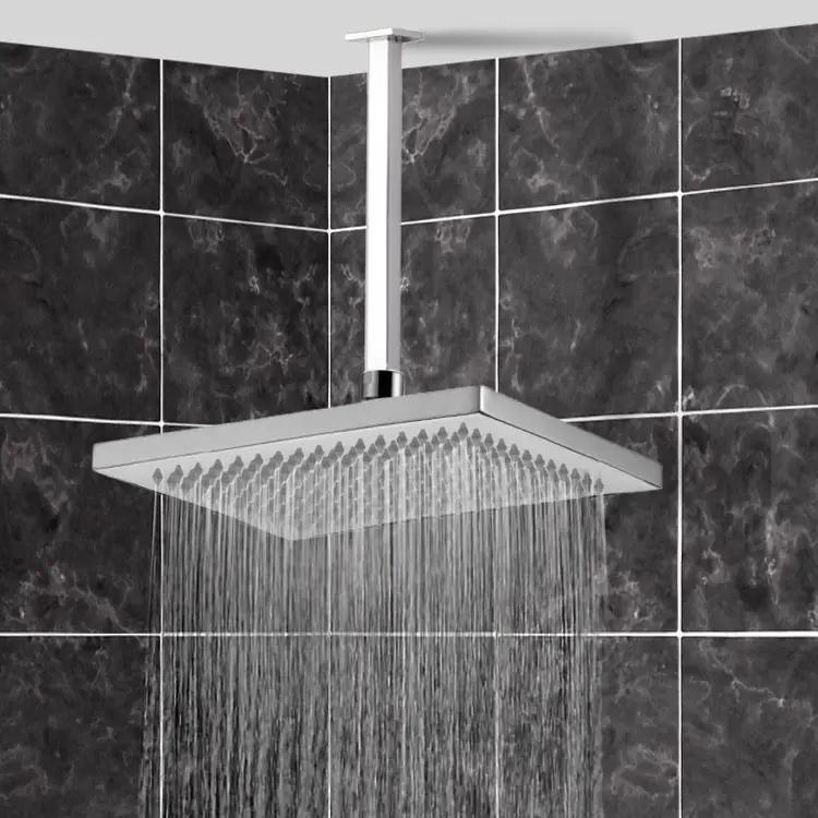 chrome shower head