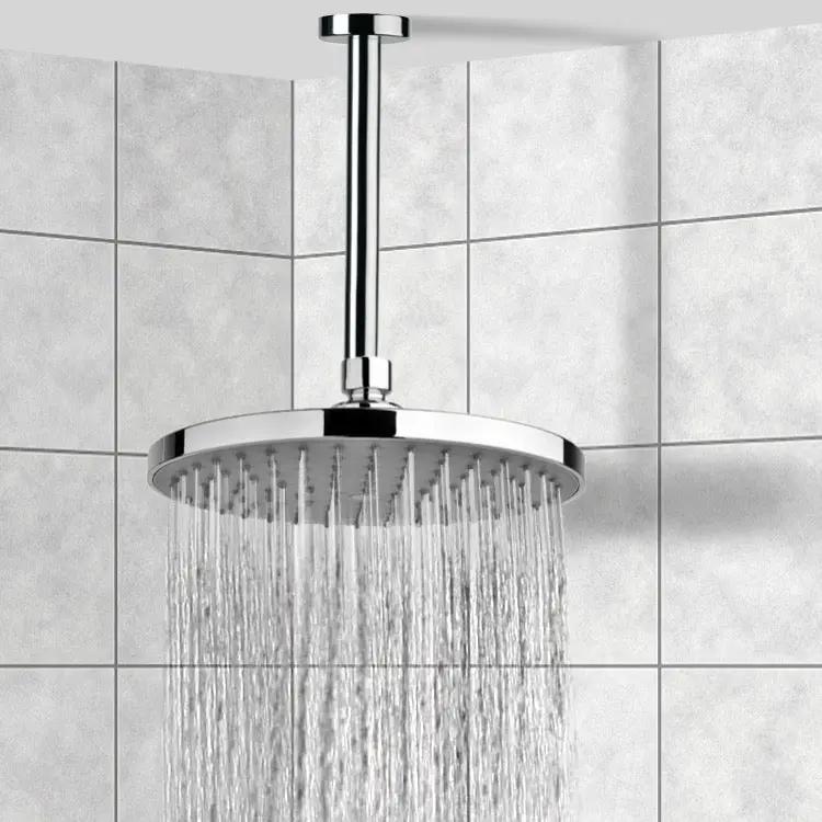 chrome shower head